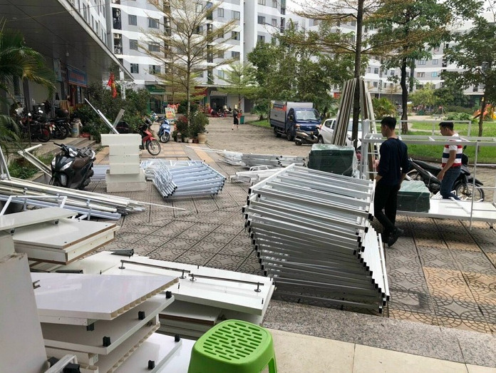 Tháo dỡ hoàn trả mặt bằng theo quy định hợp đồng