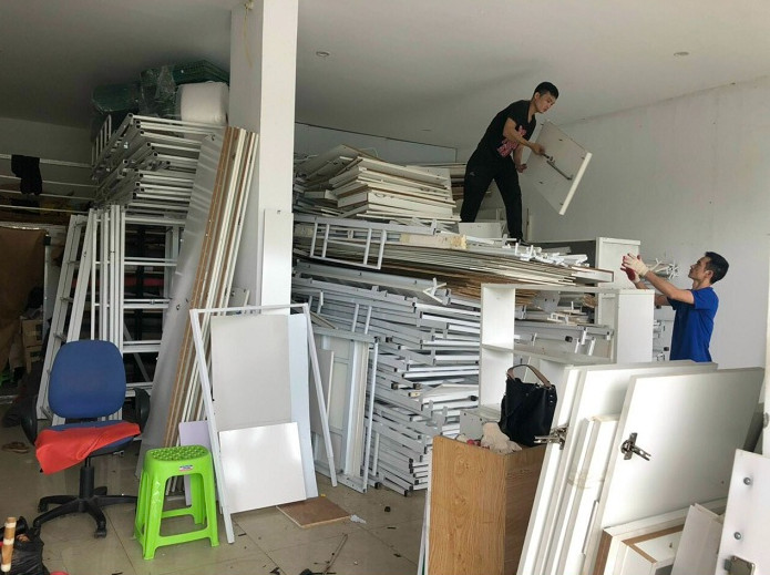 Tháo dỡ hoàn trả mặt bằng theo quy định hợp đồng