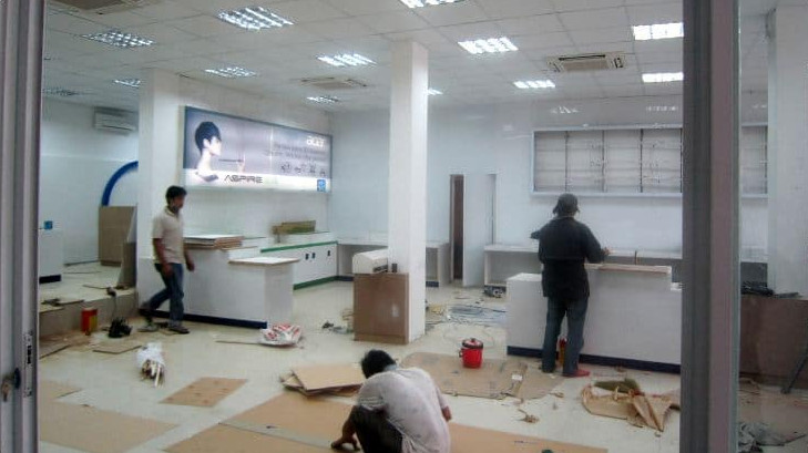 Tháo dỡ hoàn trả mặt bằng theo quy định hợp đồng