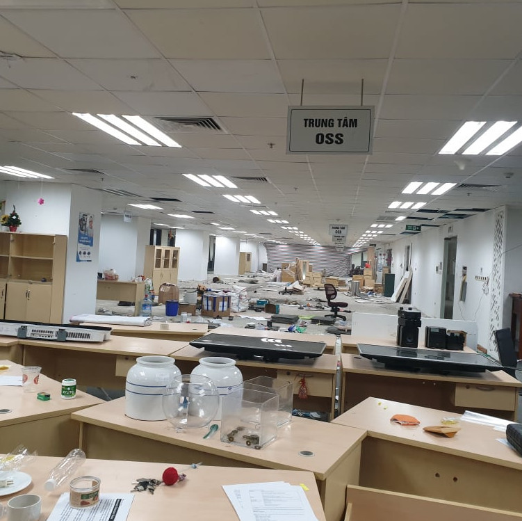 Tháo dỡ hoàn trả mặt bằng theo quy định hợp đồng