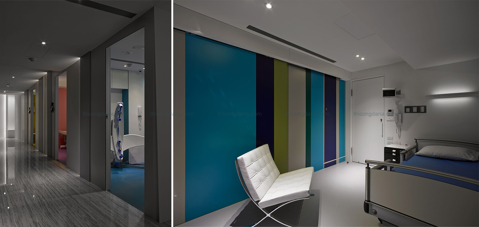 Thiết kế decor trọn gói nội thất phòng khám hiện đại tại Đà Nẵng