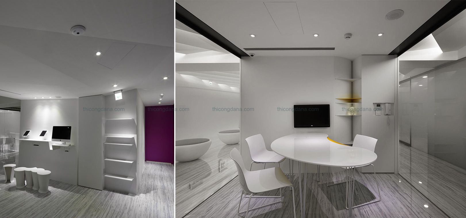 Thiết kế decor trọn gói nội thất phòng khám hiện đại tại Đà Nẵng