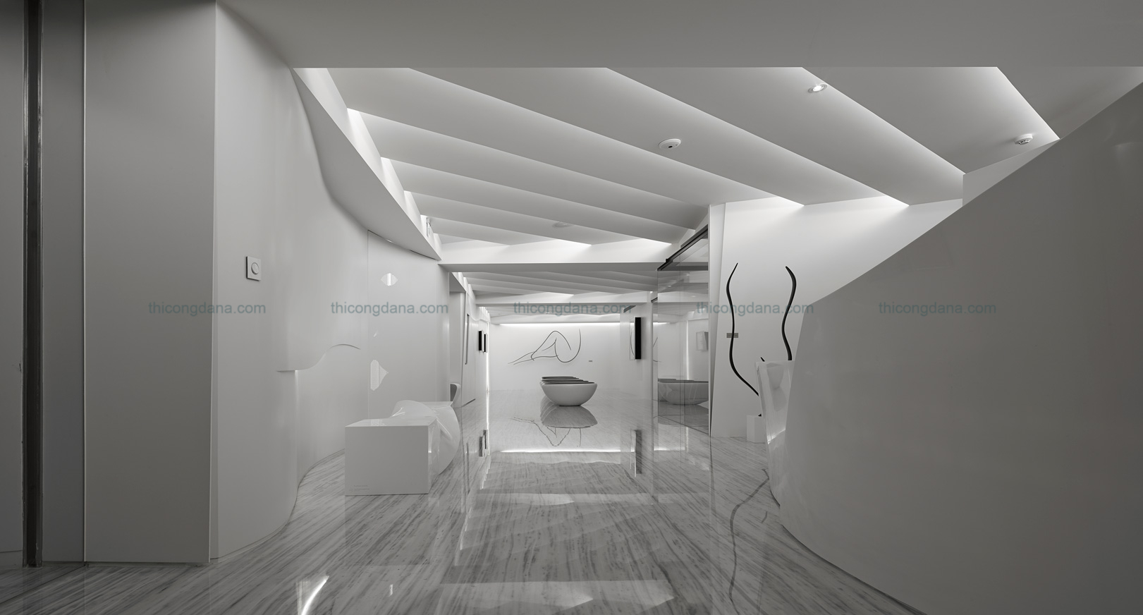 Thiết kế decor trọn gói nội thất phòng khám hiện đại tại Đà Nẵng