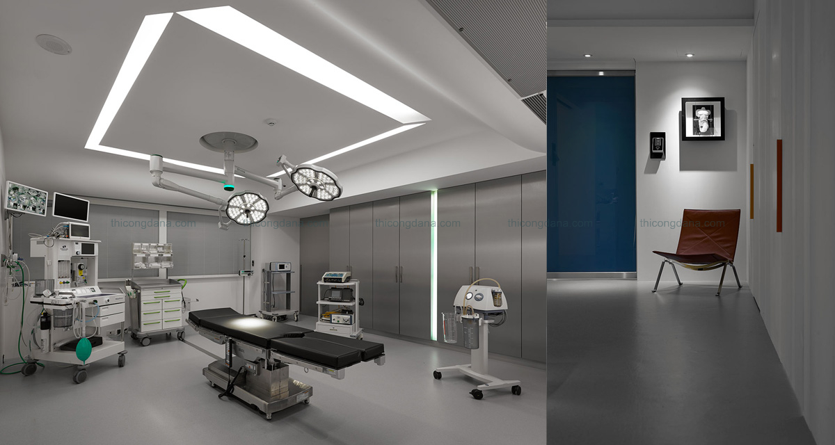 Thiết kế decor trọn gói nội thất phòng khám hiện đại tại Đà Nẵng