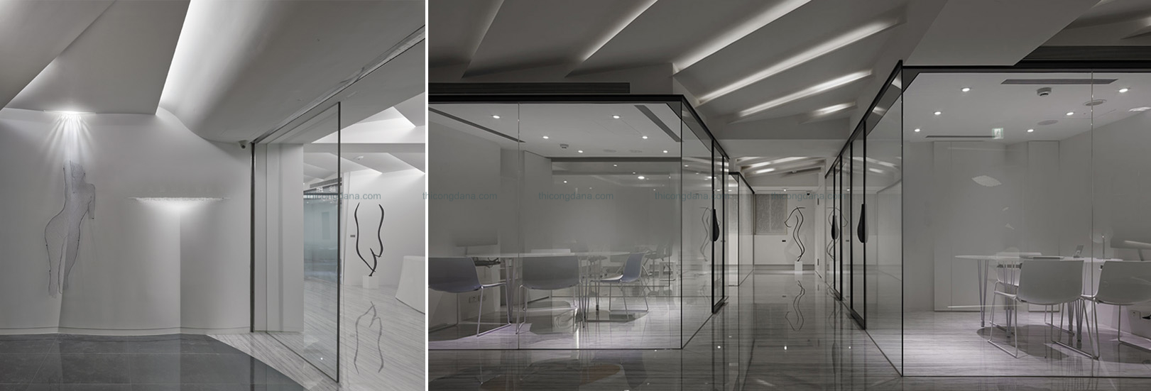 Thiết kế decor trọn gói nội thất phòng khám hiện đại tại Đà Nẵng