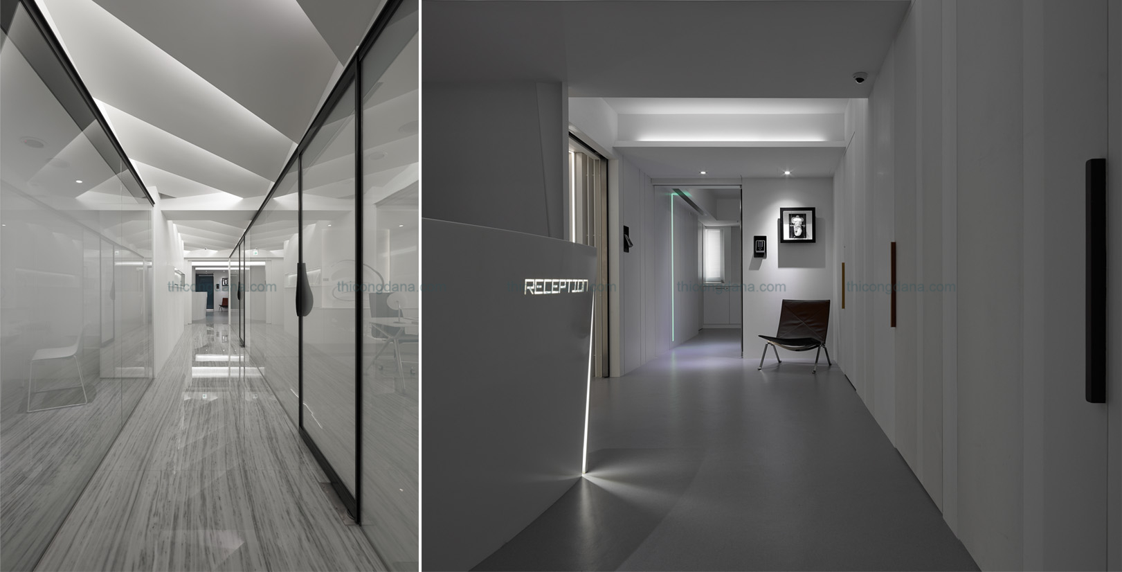 Thiết kế decor trọn gói nội thất phòng khám hiện đại tại Đà Nẵng