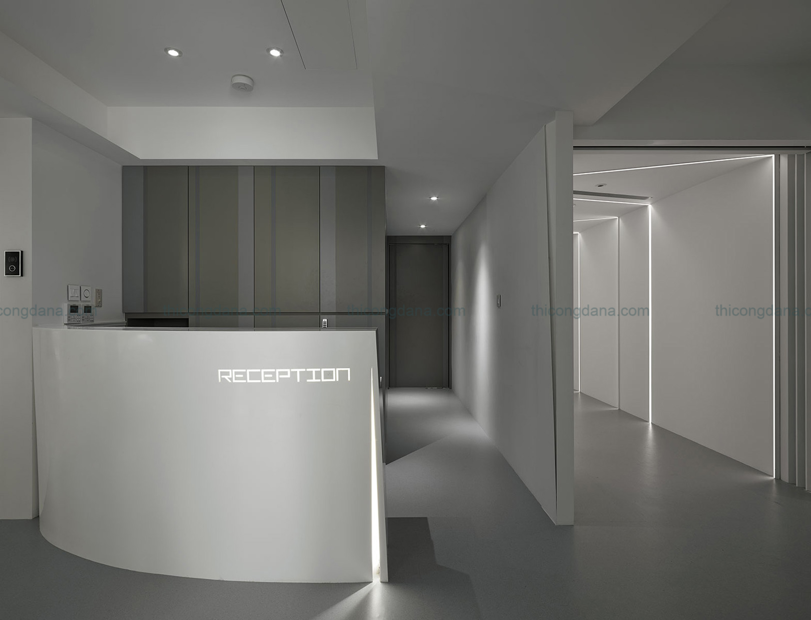 Thiết kế decor trọn gói nội thất phòng khám hiện đại tại Đà Nẵng