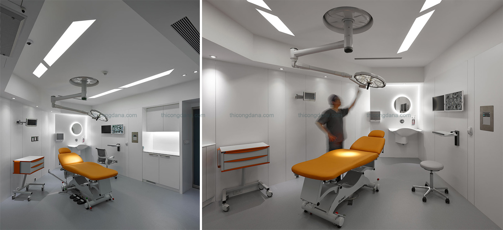 Thiết kế decor trọn gói nội thất phòng khám hiện đại tại Đà Nẵng