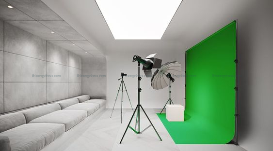 Thi công ngăn phòng livestream