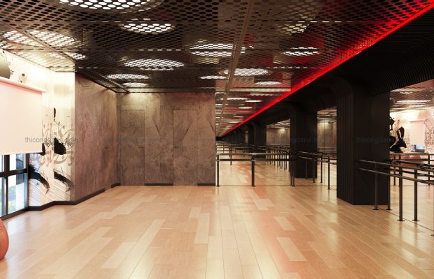 Thiết kế thi công nội thất phòng dance trọn gói theo phong cách hiện đại trẻ trung năng động