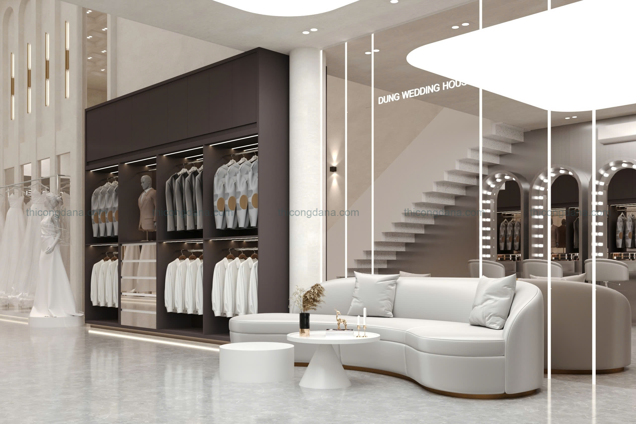 Thiết kế thi công nội thất studio wedding trọn gói tại Đà Nẵng