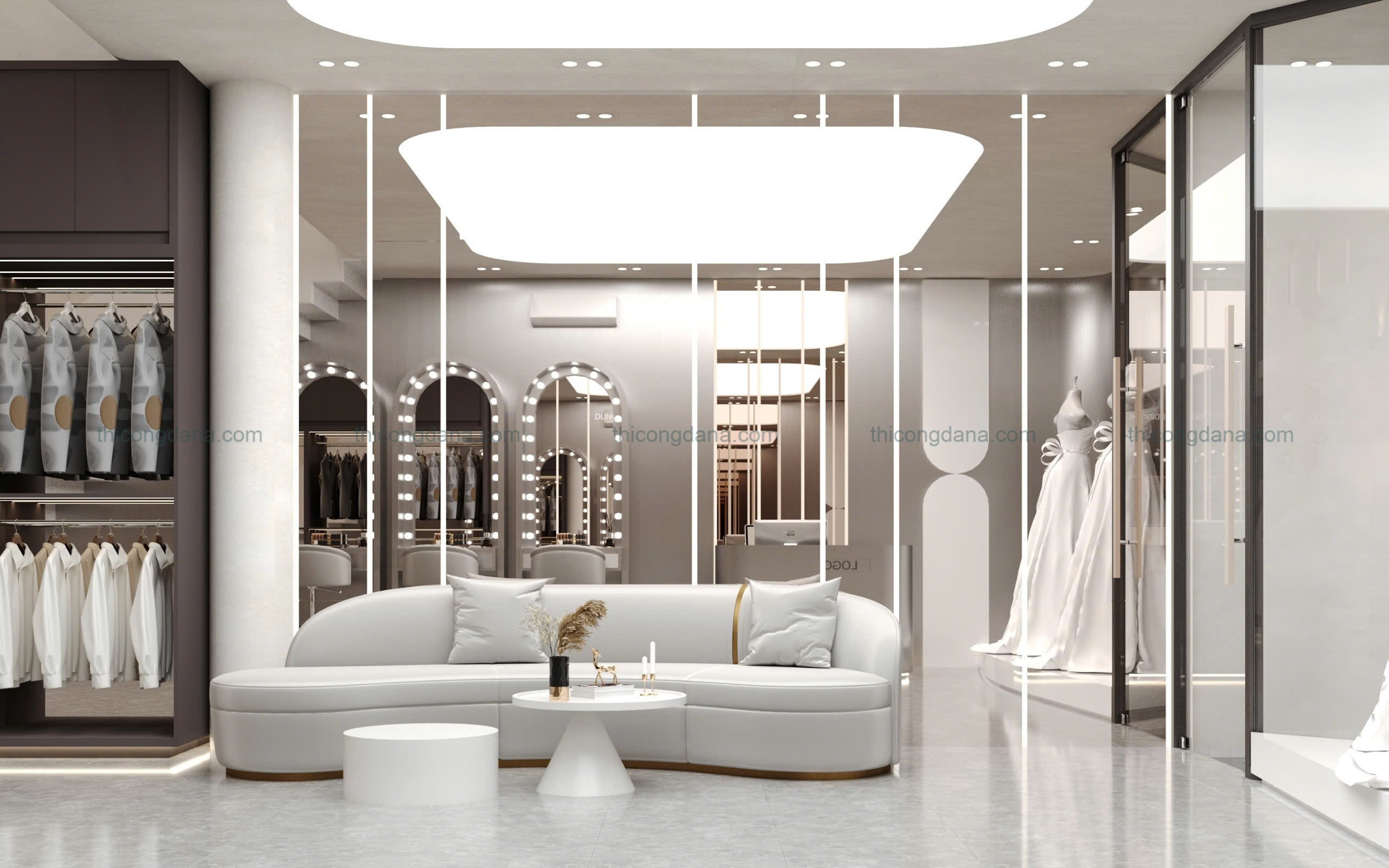 Thiết kế thi công nội thất studio wedding trọn gói tại Đà Nẵng