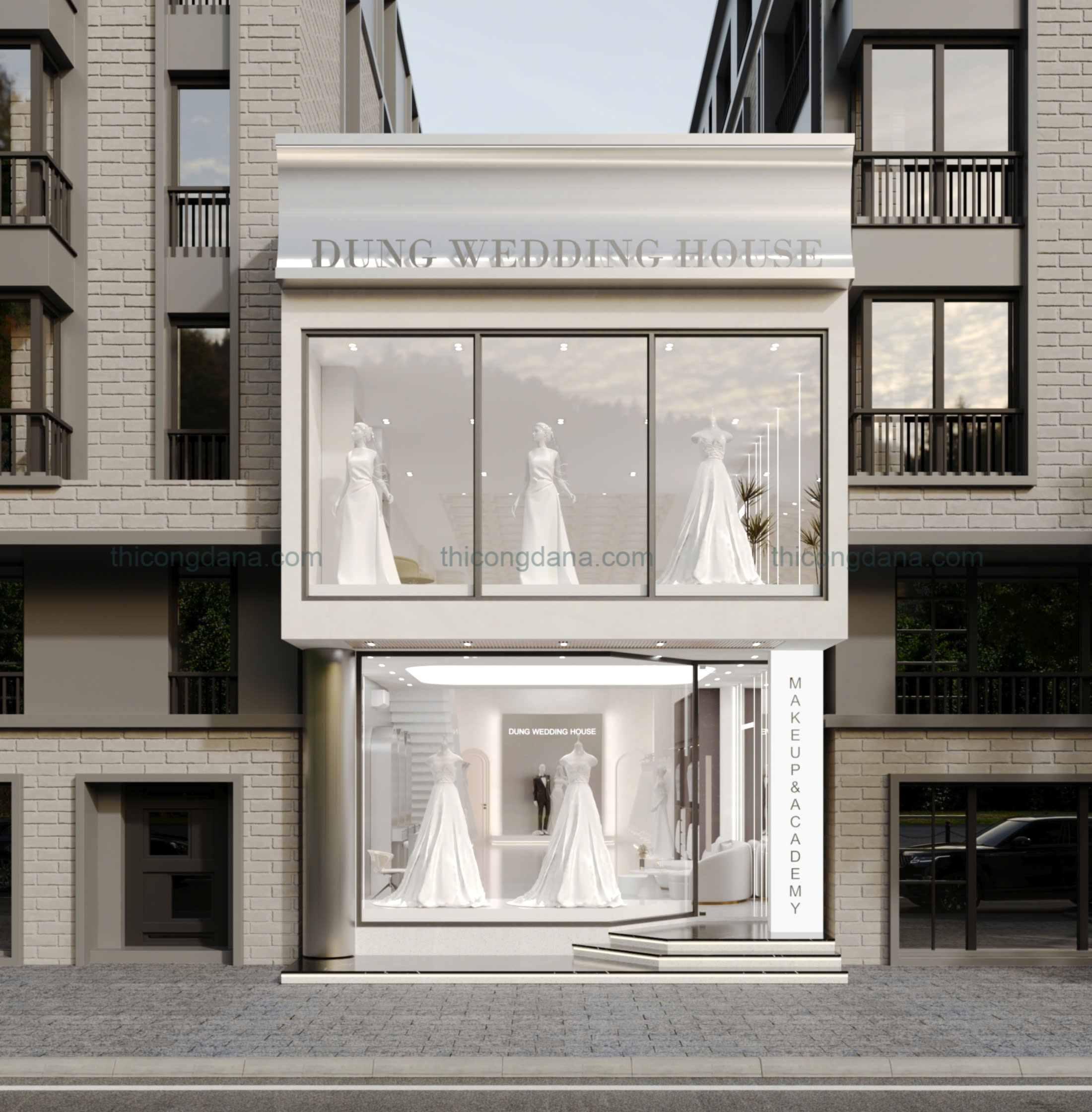 Thiết kế thi công nội thất studio wedding trọn gói tại Đà Nẵng