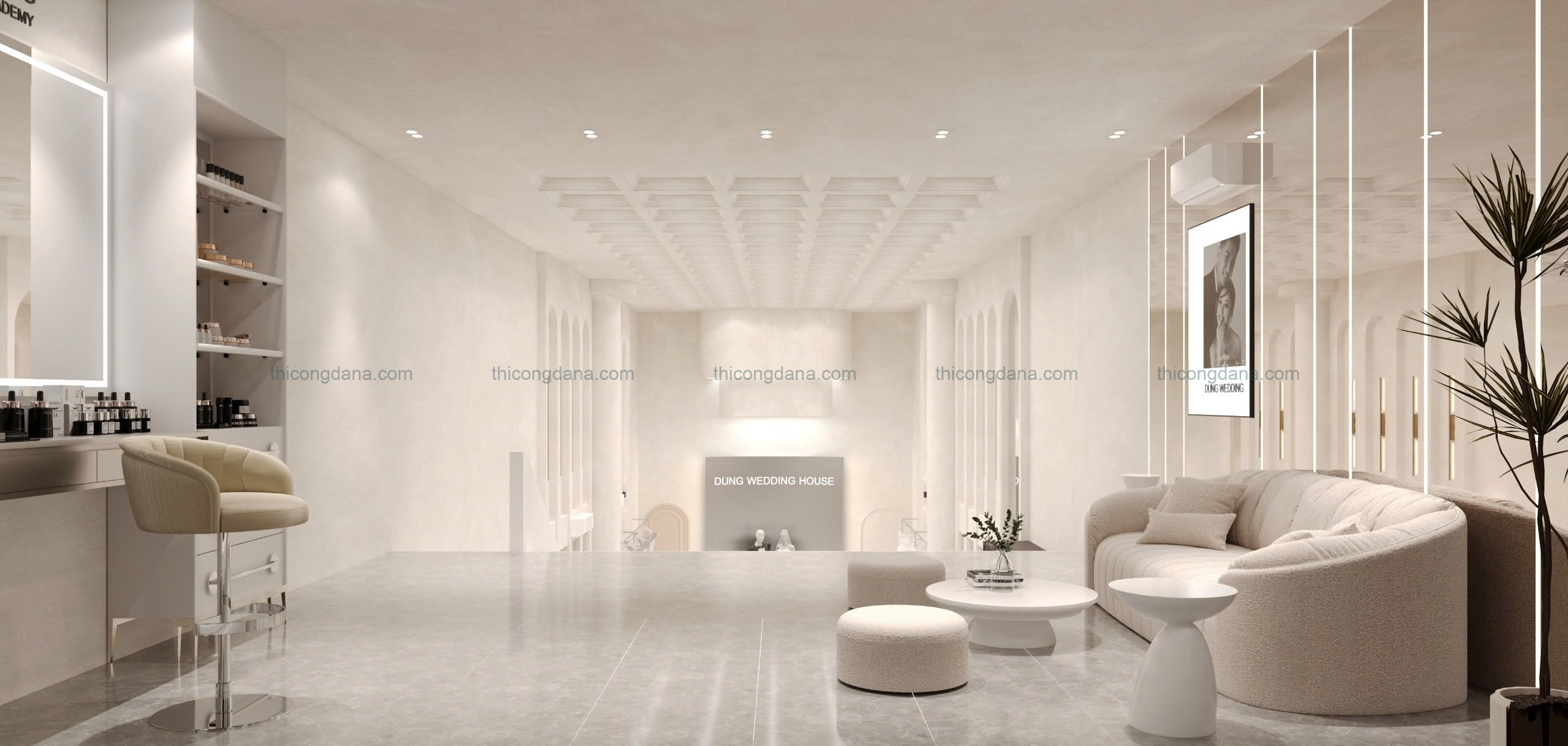 Thiết kế thi công nội thất studio wedding trọn gói tại Đà Nẵng