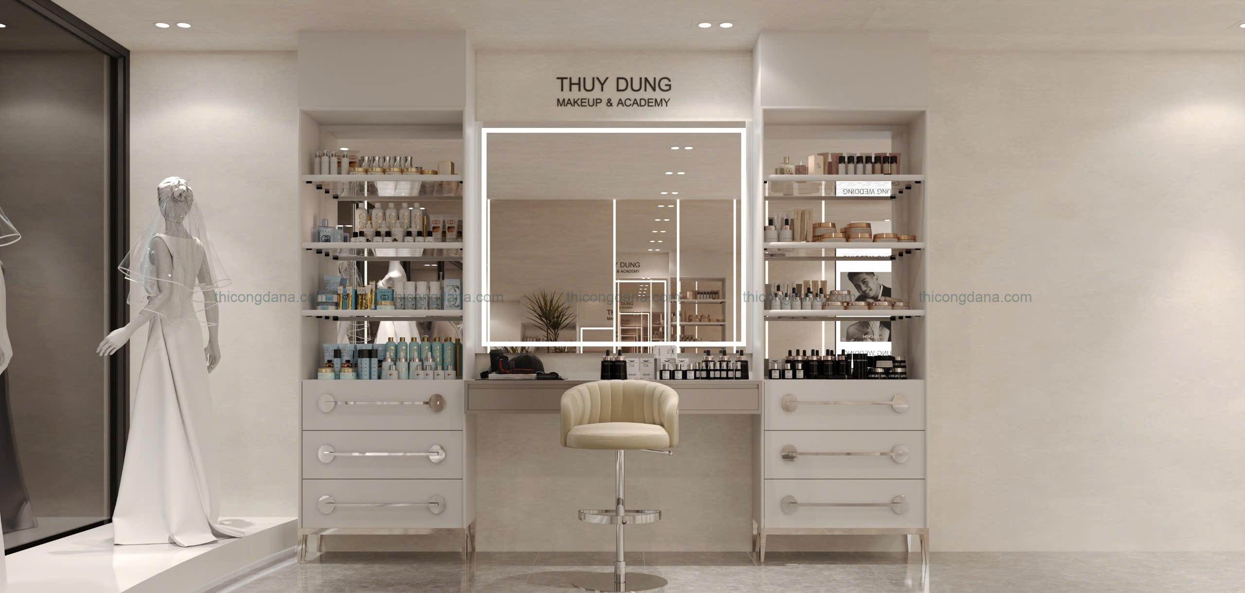 Thiết kế thi công nội thất studio wedding trọn gói tại Đà Nẵng