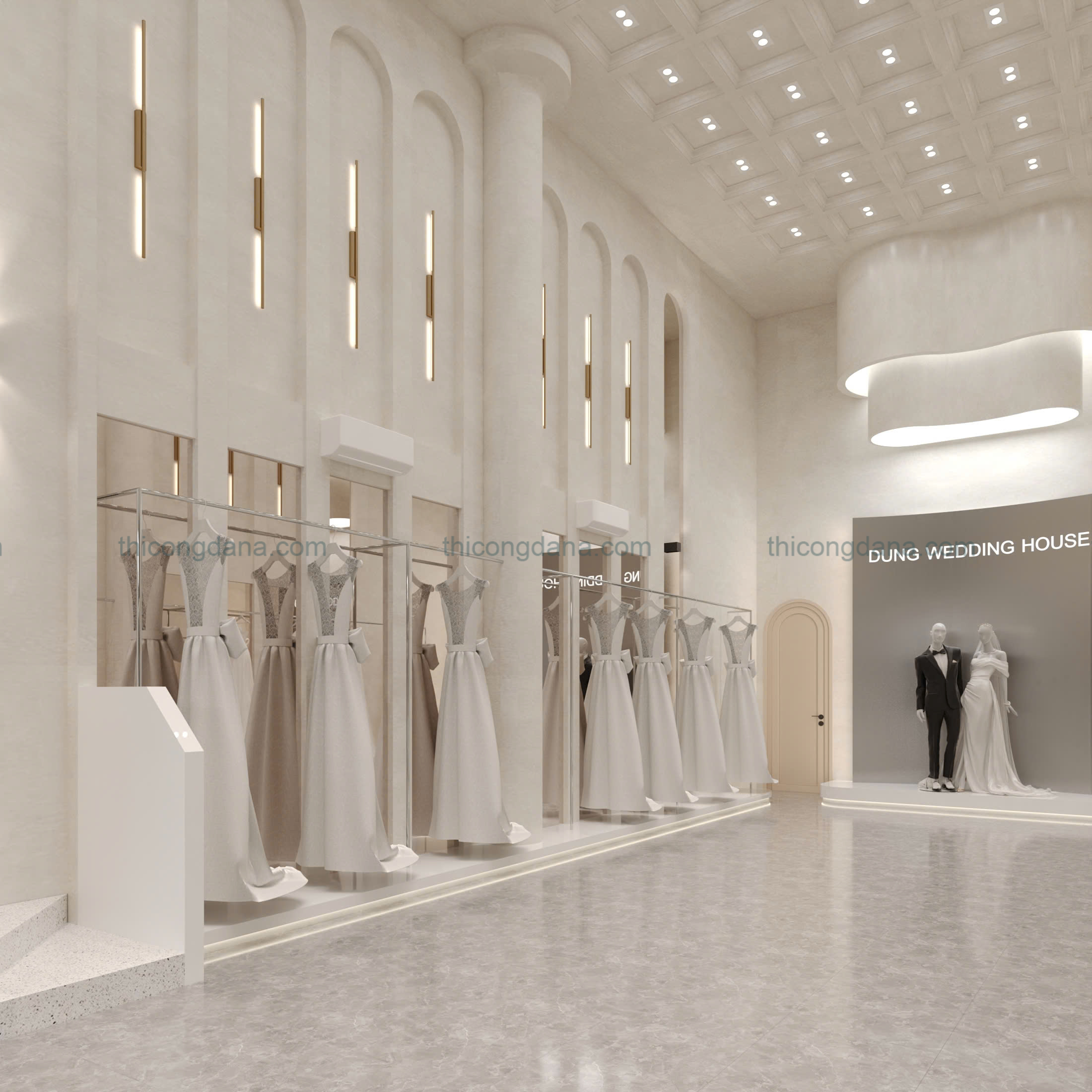 Thiết kế thi công nội thất studio wedding trọn gói tại Đà Nẵng