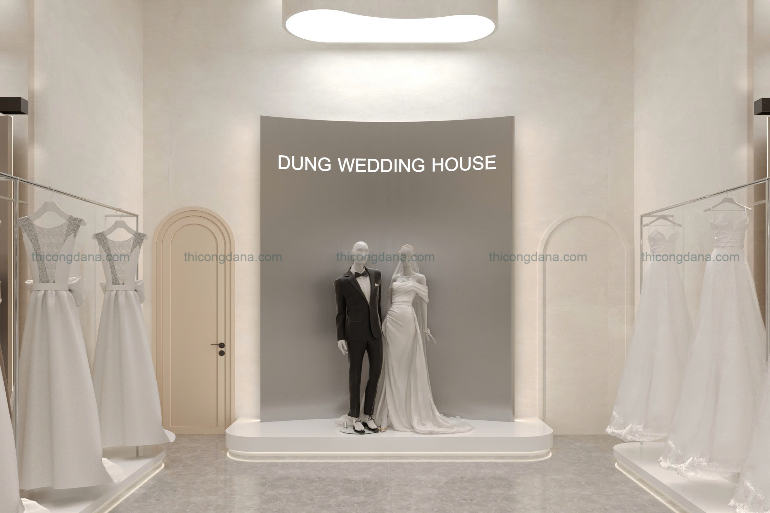 Thiết kế thi công nội thất studio wedding trọn gói tại Đà Nẵng