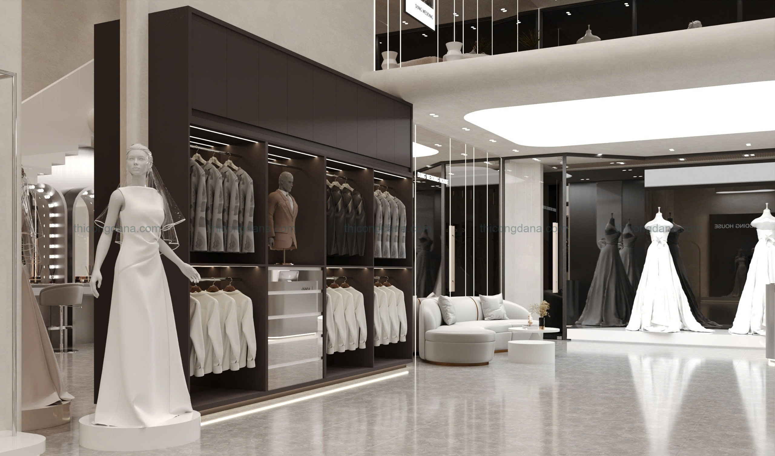 Thiết kế thi công nội thất studio wedding trọn gói tại Đà Nẵng