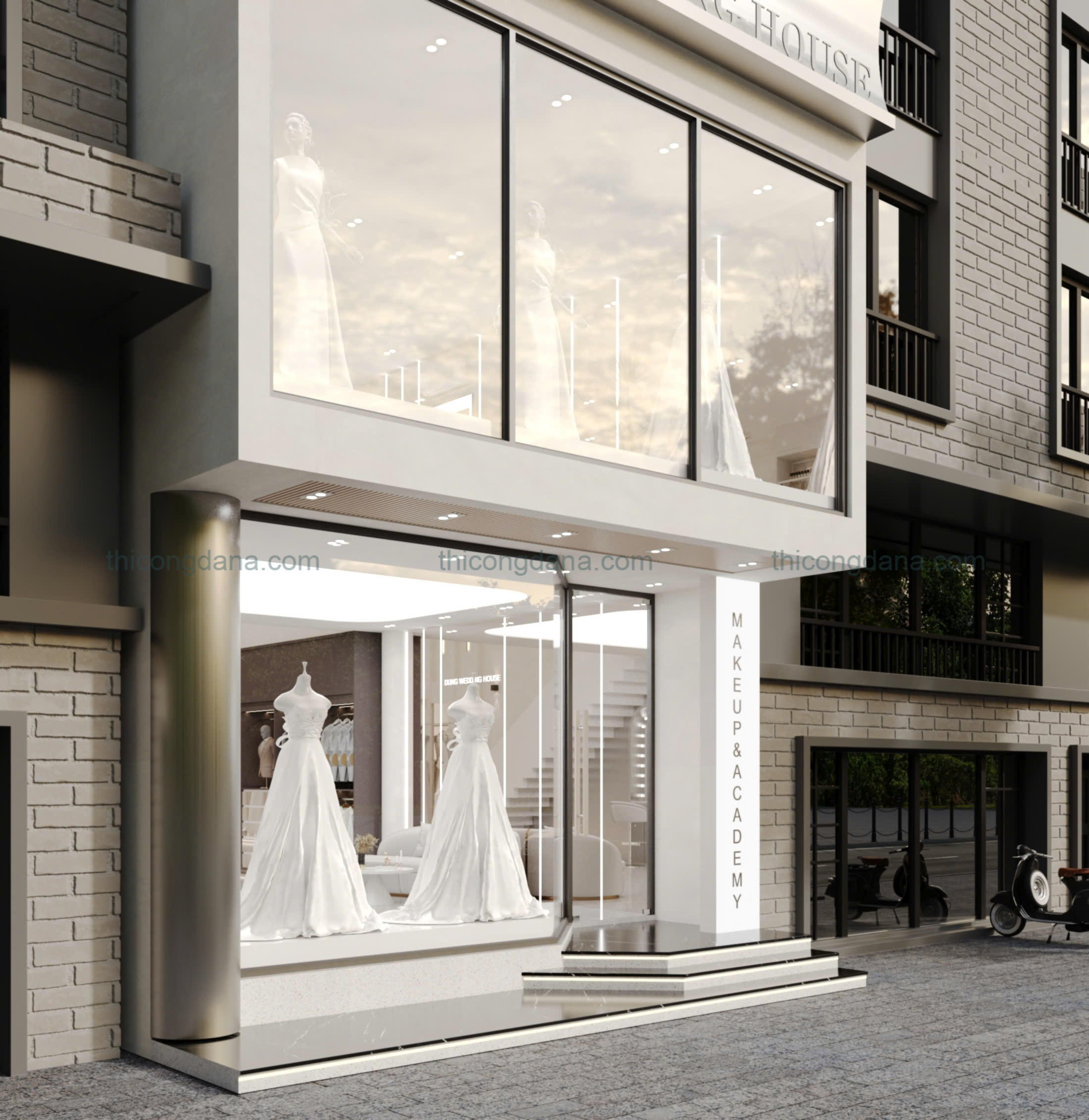 Thiết kế thi công nội thất studio wedding trọn gói tại Đà Nẵng