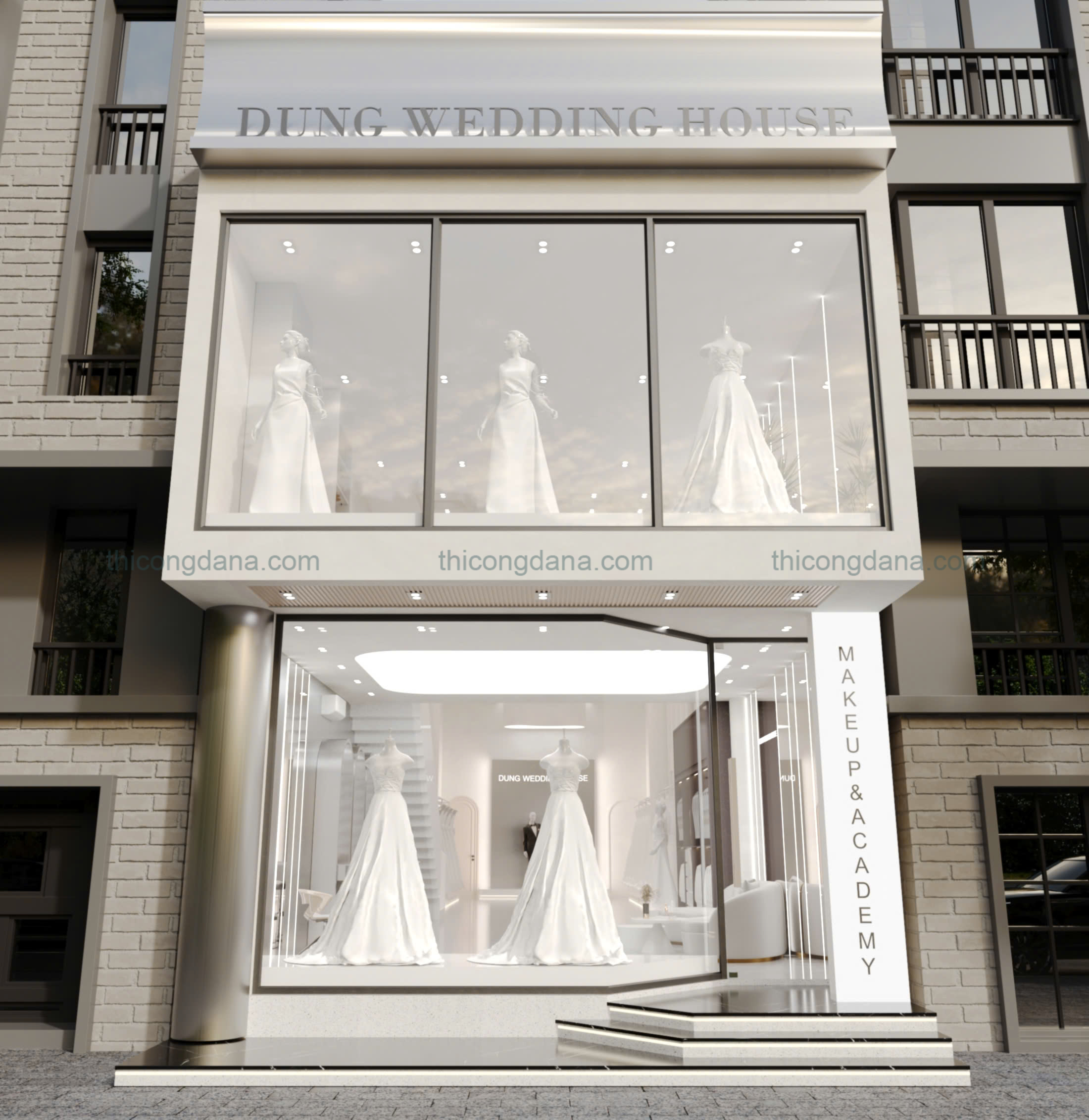 Thiết kế thi công nội thất studio wedding trọn gói tại Đà Nẵng