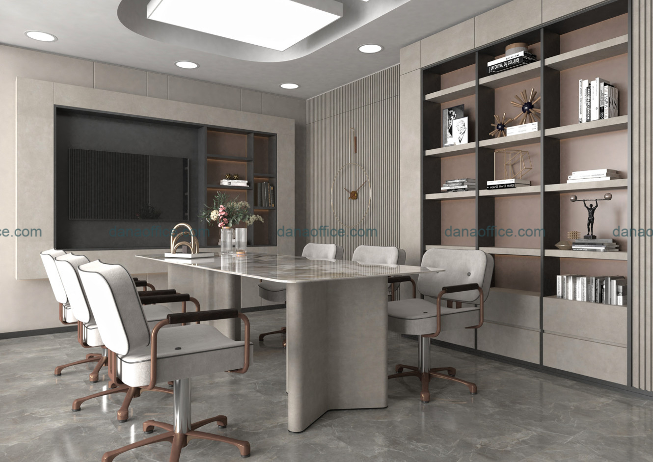 Thiết kế thi công nội thất văn phòng làm việc sang trọng cao cấp