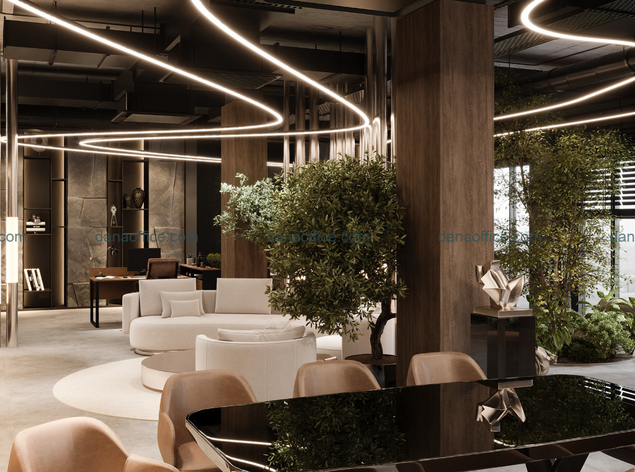 Thiết kế thi công nội thất văn phòng hiện đại sang trọng