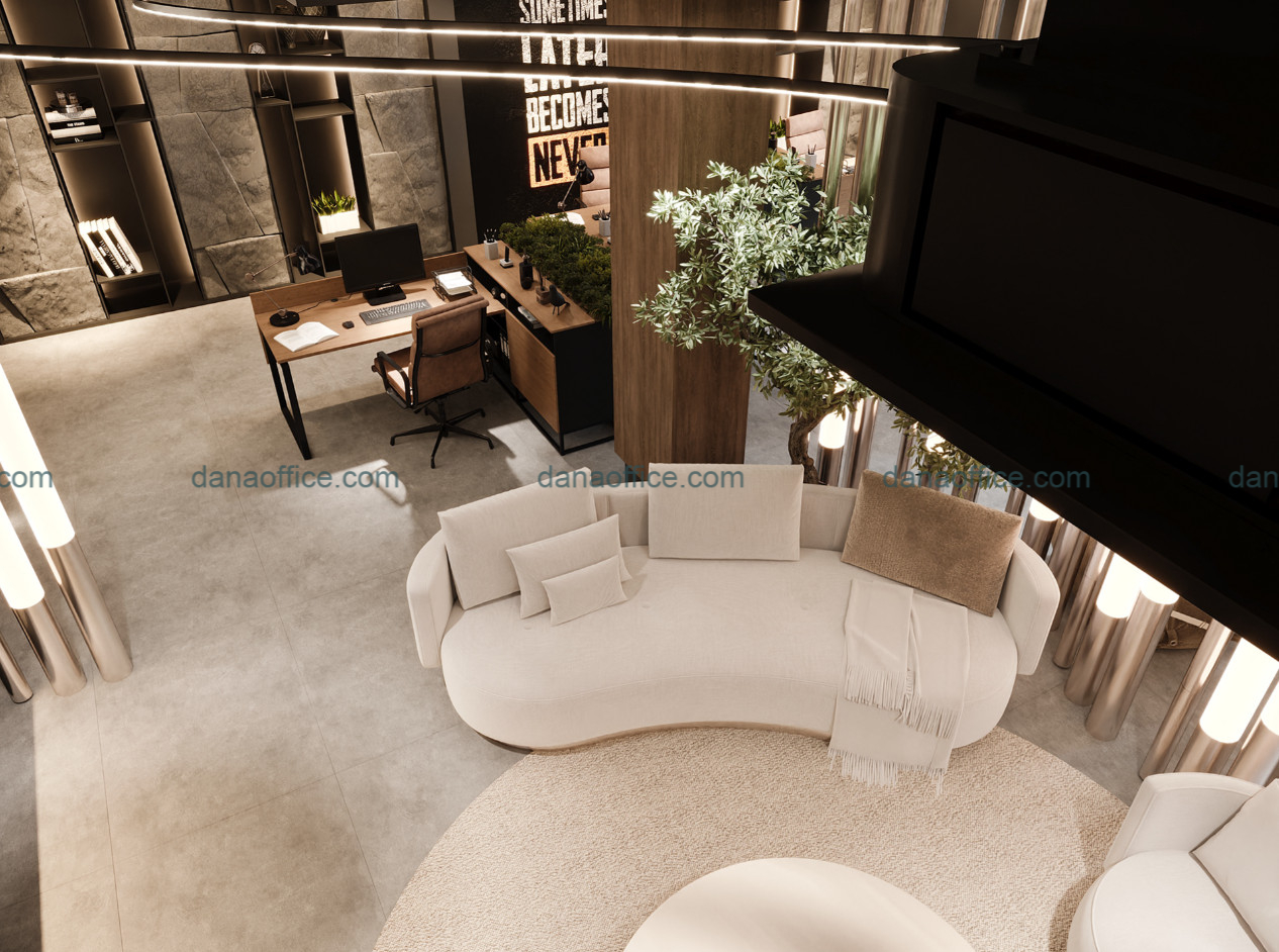 Thiết kế thi công nội thất văn phòng hiện đại sang trọng