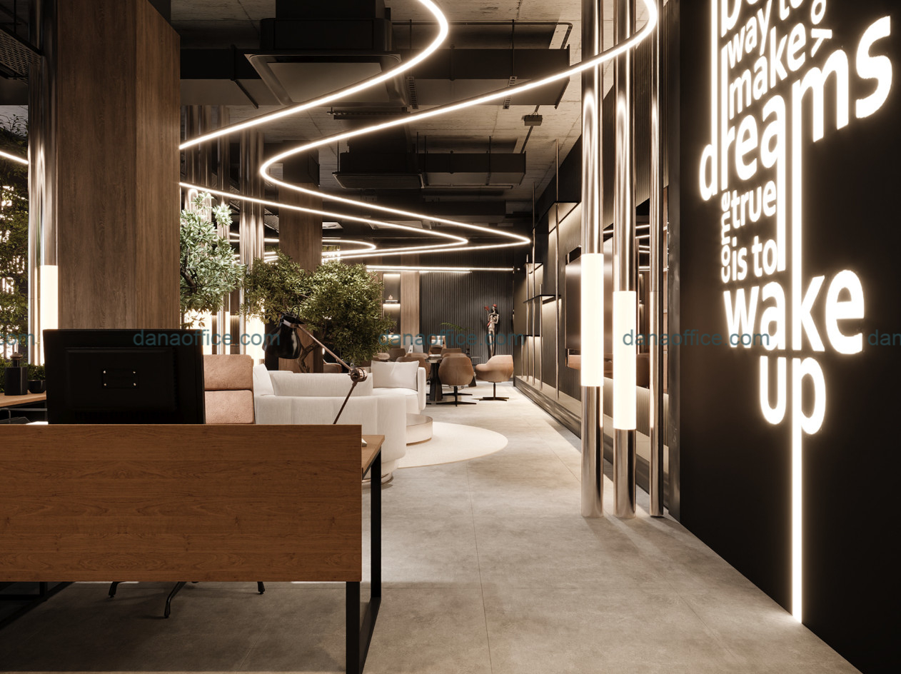 Thiết kế thi công nội thất văn phòng hiện đại sang trọng