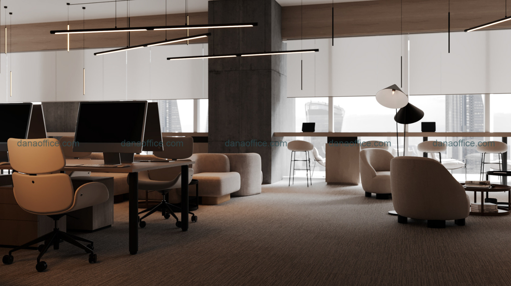 Thiết kế văn phòng tiện ích