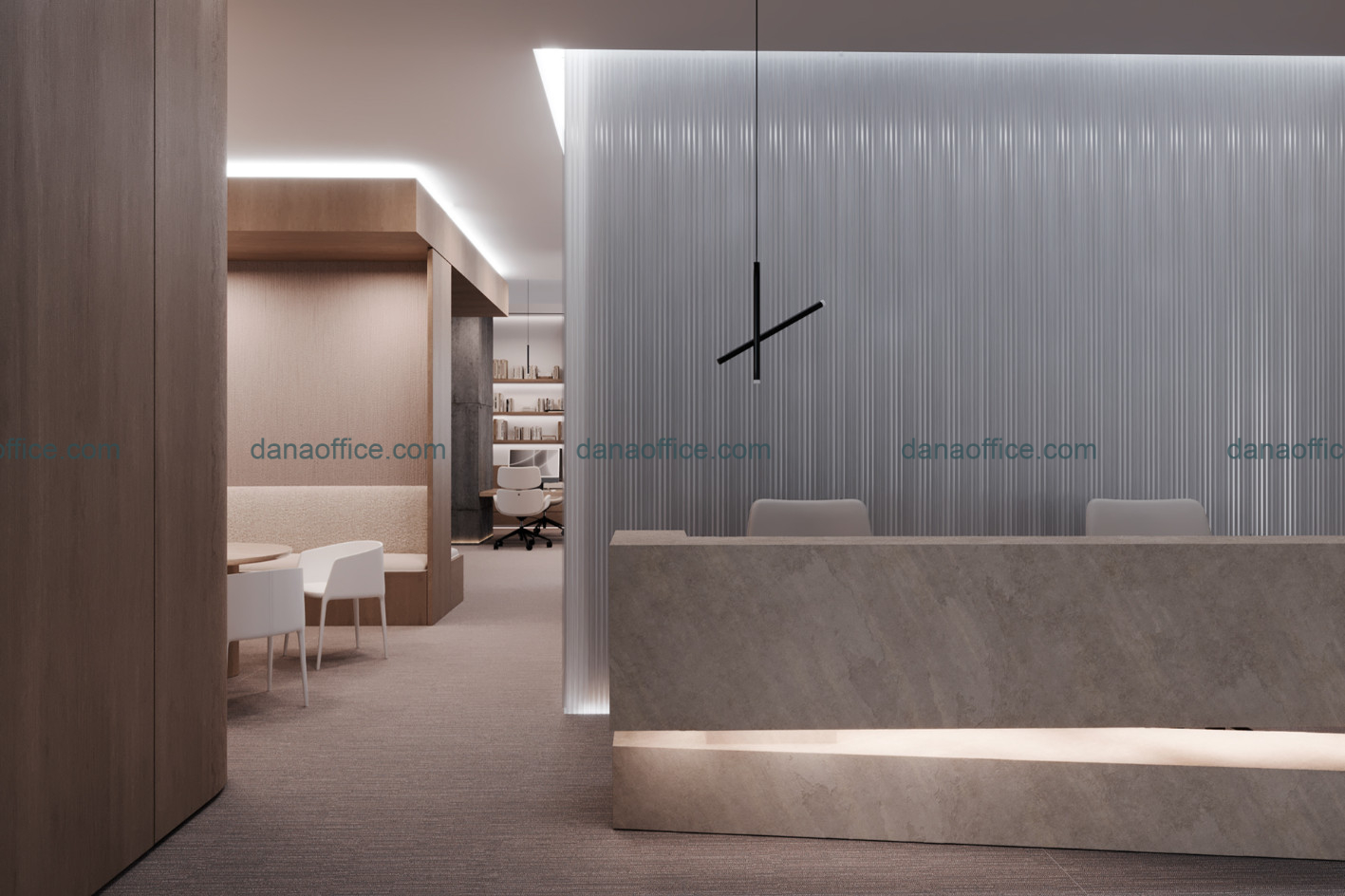 Thiết kế thi công trọn gói văn phòng làm việc