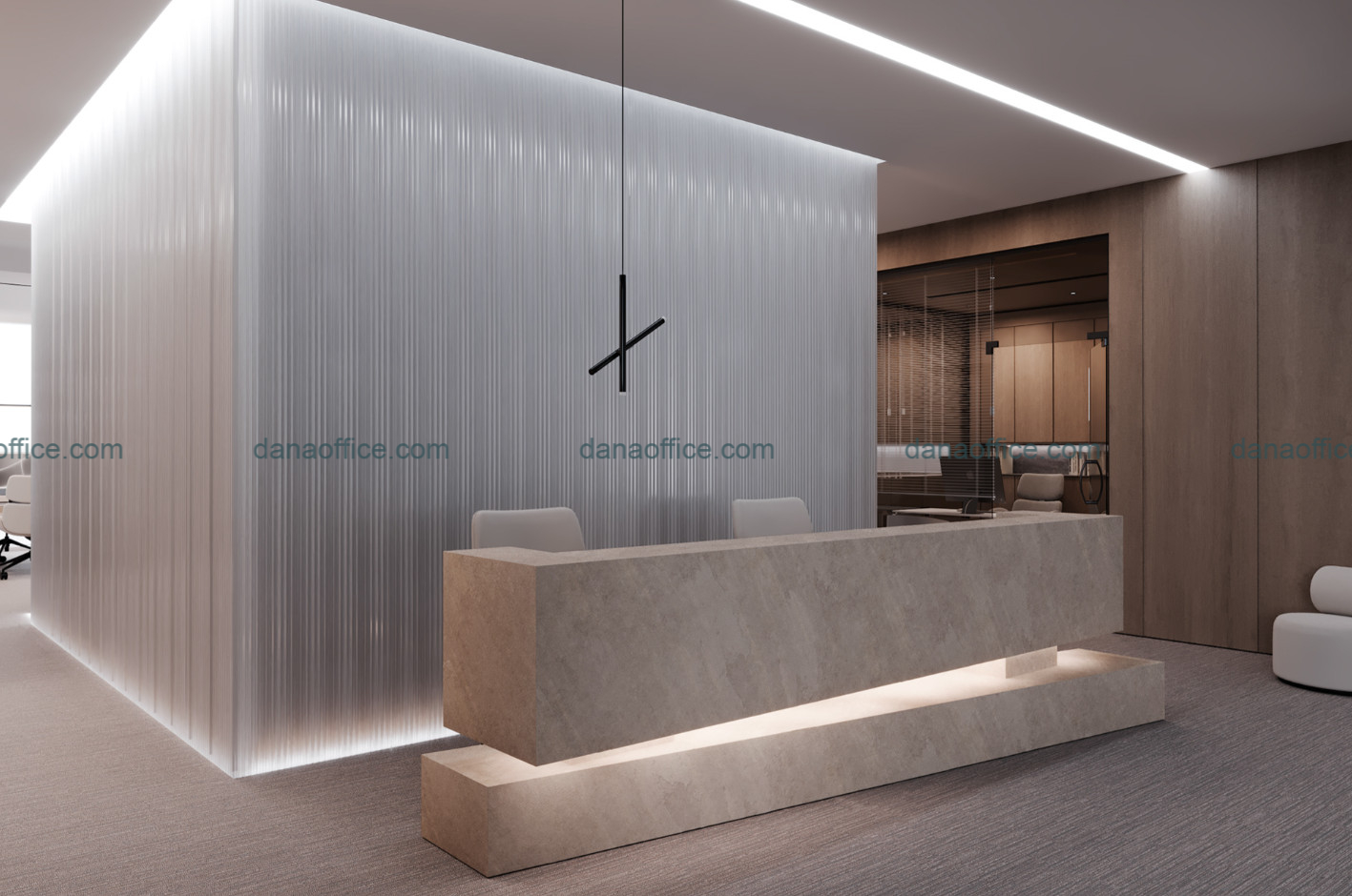 Thiết kế thi công trọn gói văn phòng làm việc