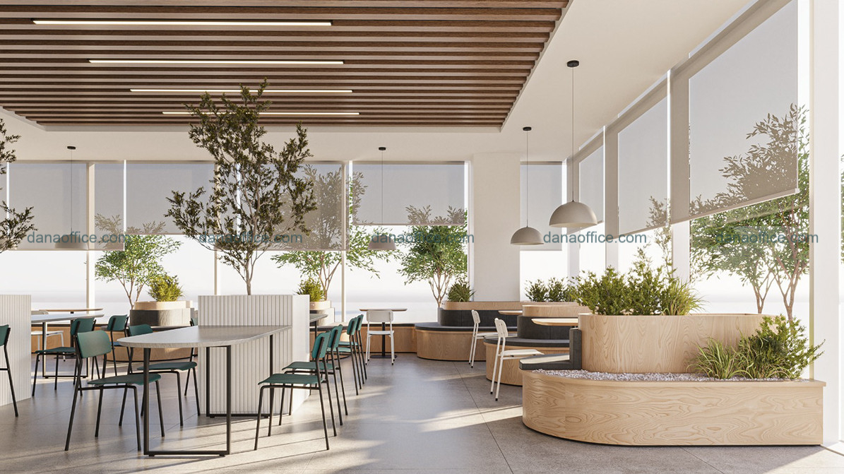 Mẫu thiết kế văn phòng thiên nhiên