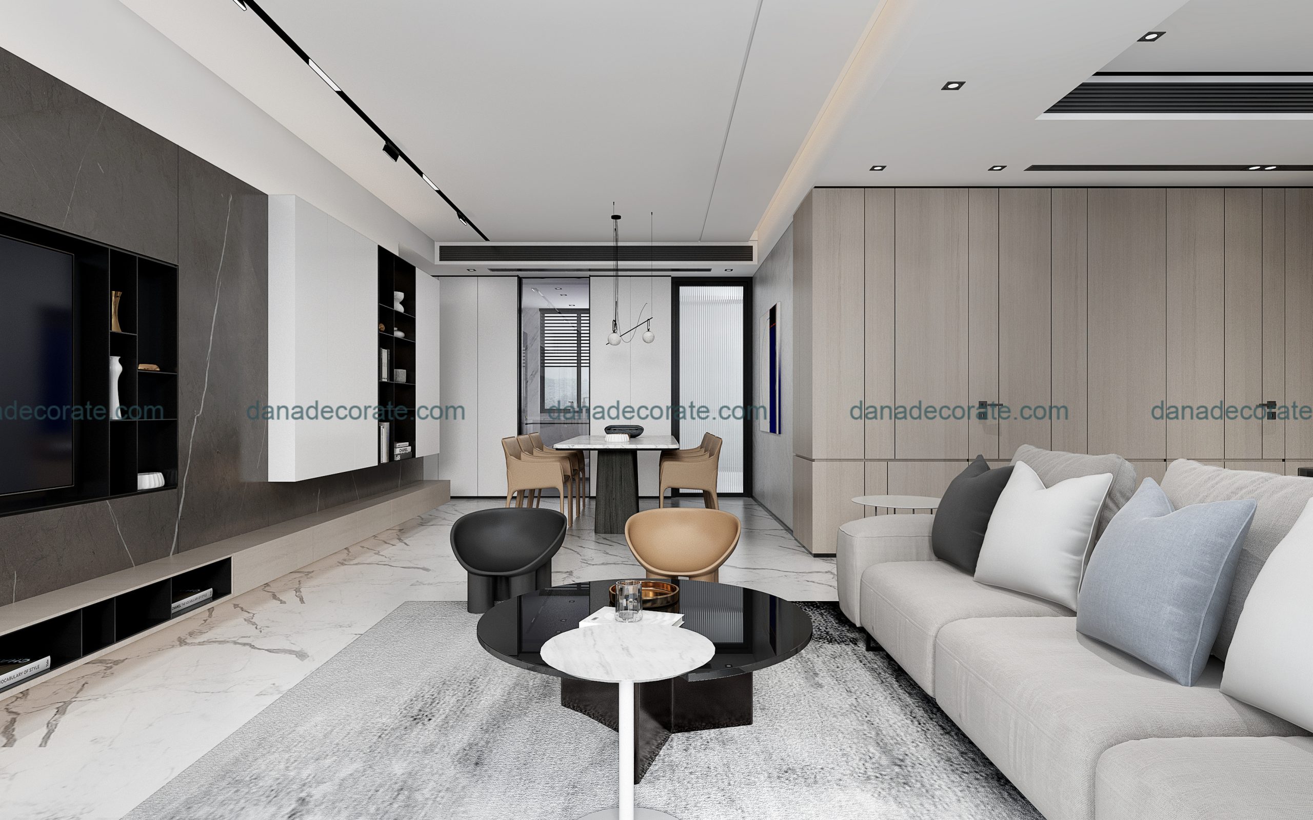 Thiết kế thi công chung cư trọn gói theo phong cách kiến trúc nội thất hiện đại tại Đà Nẵng