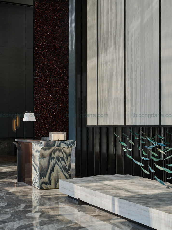 Thiết kế thi công nội thất hotel trọn gói theo phong cách kiến trúc hiện đại sang trọng