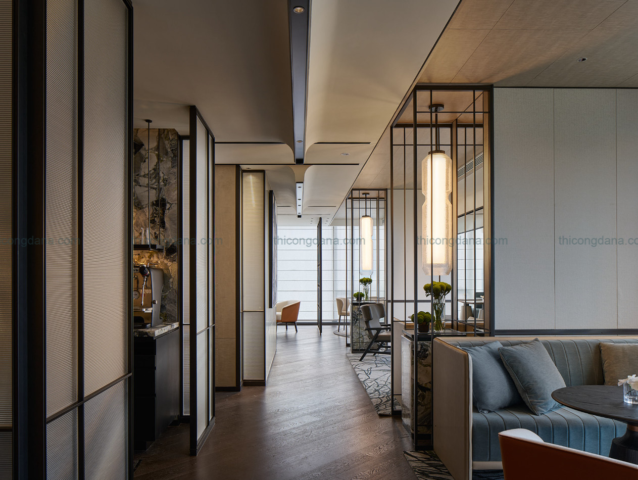 Thiết kế thi công nội thất hotel trọn gói theo phong cách kiến trúc hiện đại sang trọng