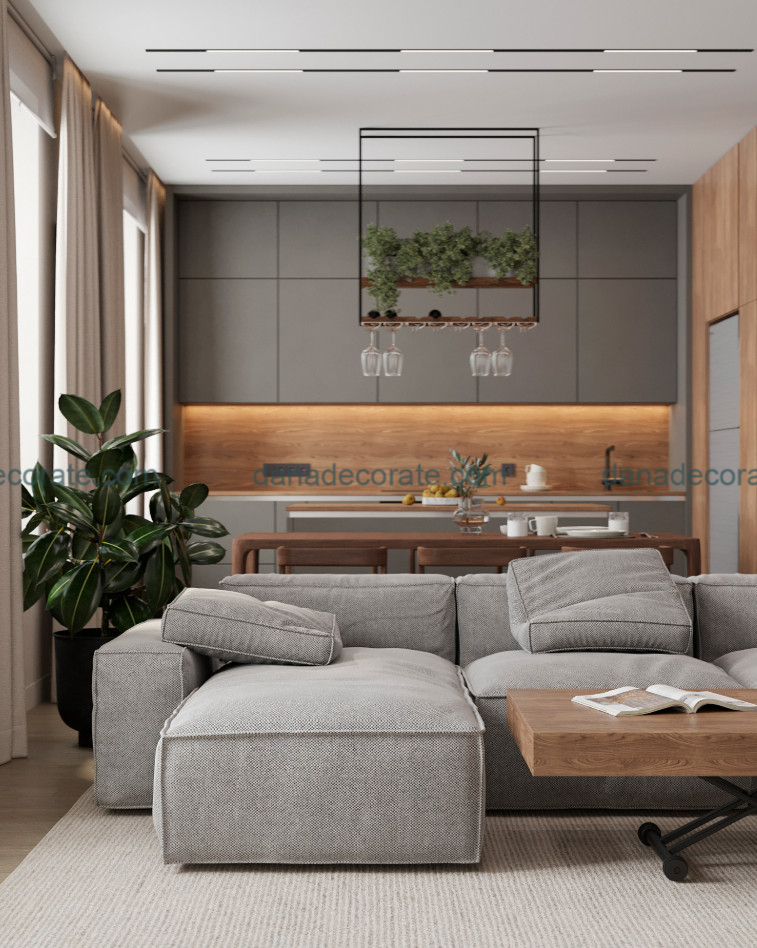 Thiết kế thi công phòng bếp trọn gói phong cách hiện đại sang trọng tại Đà Nẵng