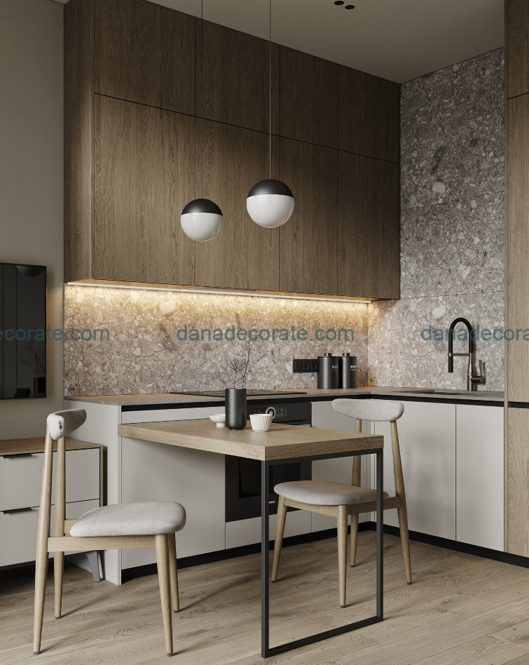 Thiết kế thi công phòng bếp trọn gói phong cách hiện đại sang trọng tại Đà Nẵng