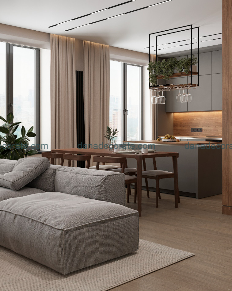 Thiết kế thi công phòng bếp trọn gói phong cách hiện đại sang trọng tại Đà Nẵng