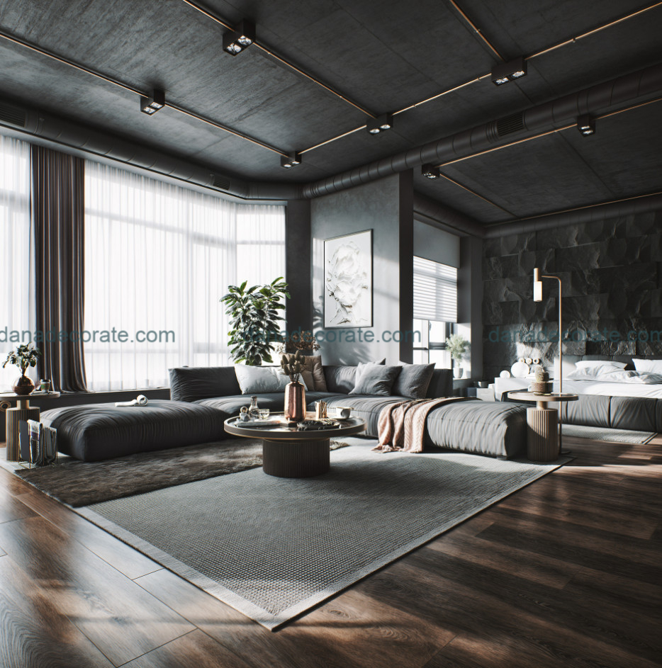 Thiết kế thi công phòng khách trọn gói theo phong cách hiện đại tại Đà Nẵng