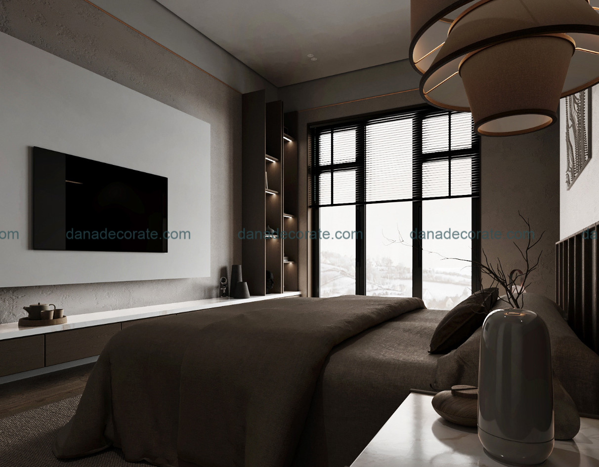 Thiết kế thi công phòng ngủ trọn gói phong cách hiện đại sang trọng tại Đà Nẵng
