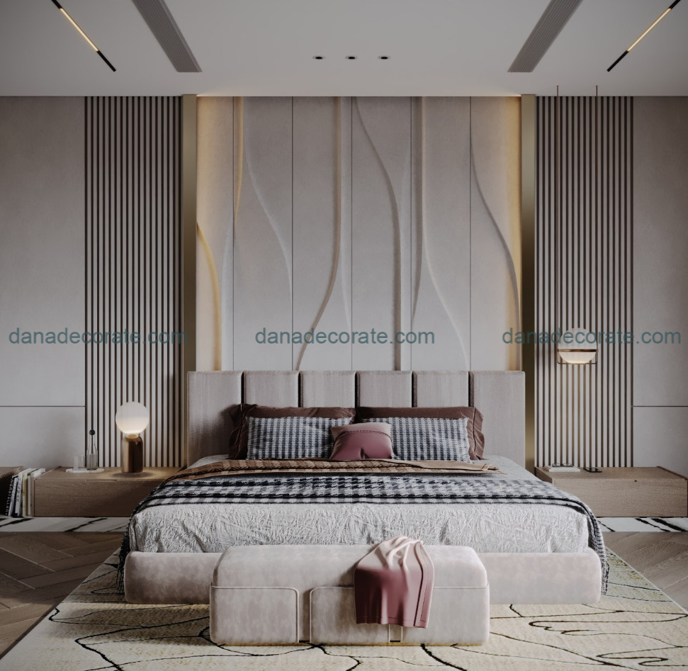 Thiết kế thi công phòng ngủ trọn gói phong cách hiện đại sang trọng tại Đà Nẵng