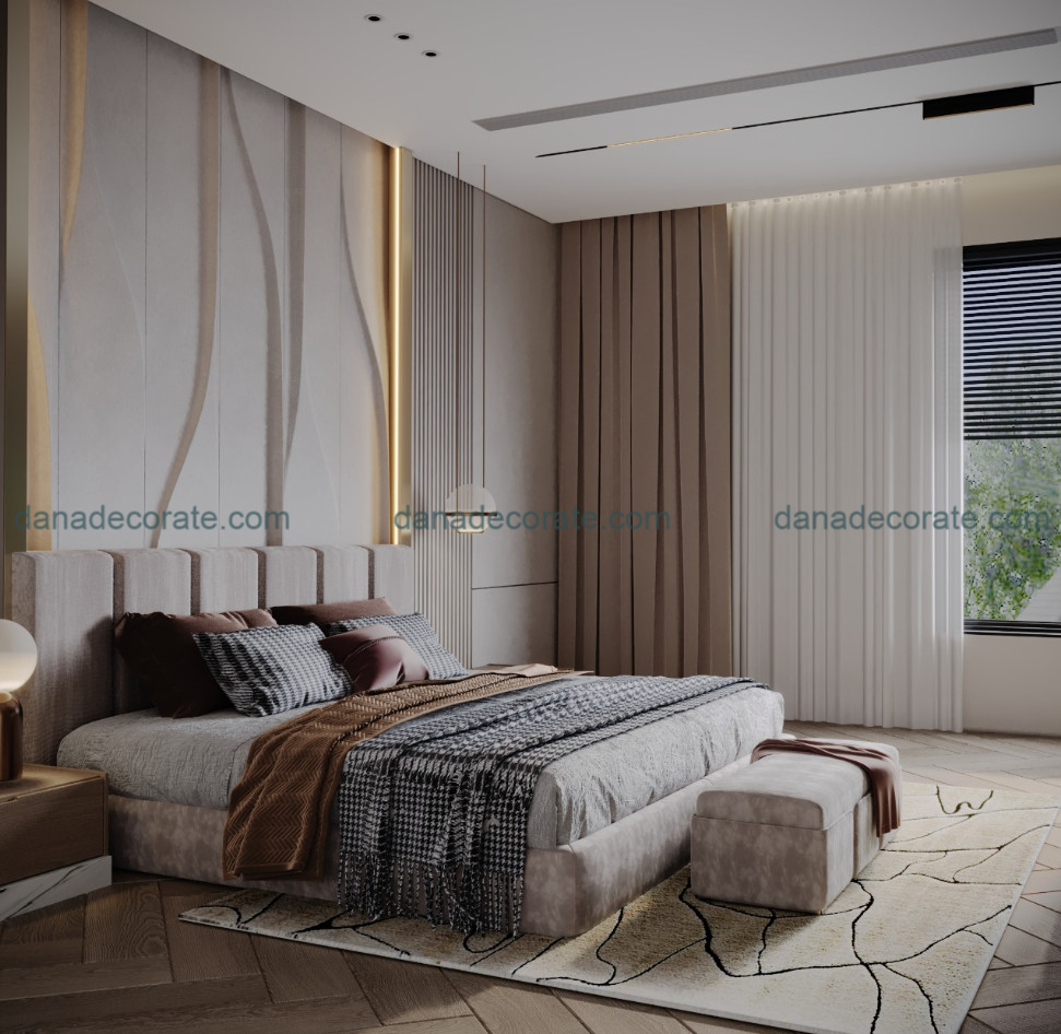 Thiết kế thi công phòng ngủ trọn gói phong cách hiện đại sang trọng tại Đà Nẵng