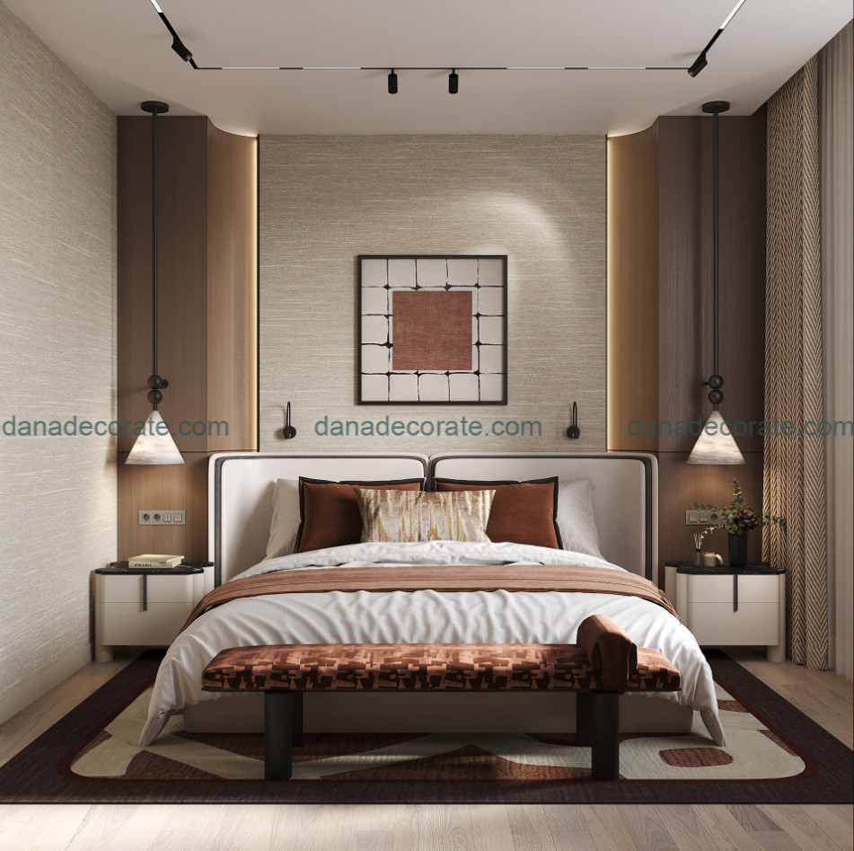 Thiết kế thi công phòng ngủ trọn gói phong cách hiện đại sang trọng tại Đà Nẵng
