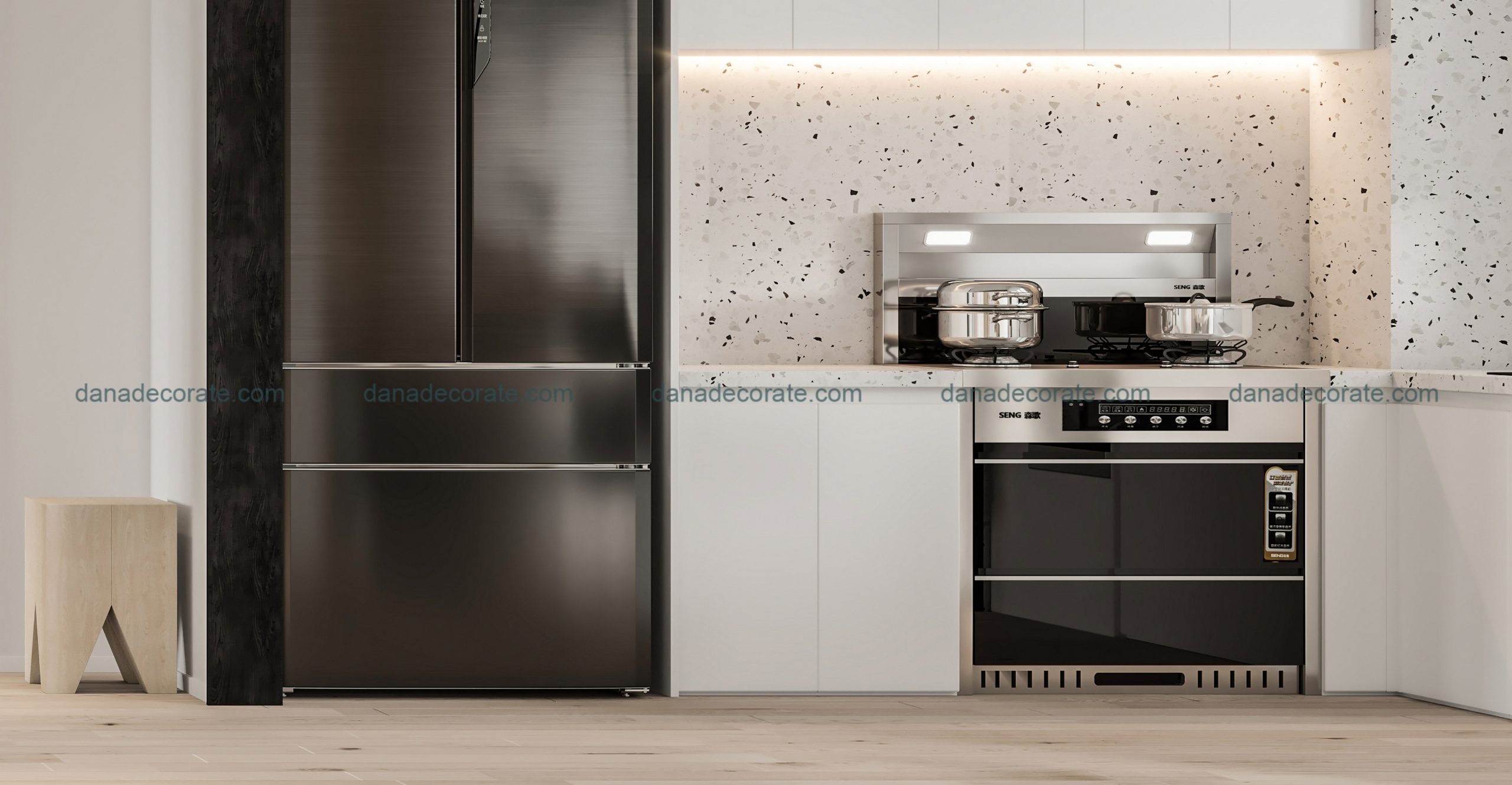 Thiết kế thi công trọn gói căn hộ cao cấp phong cách hiện đại sang trọng