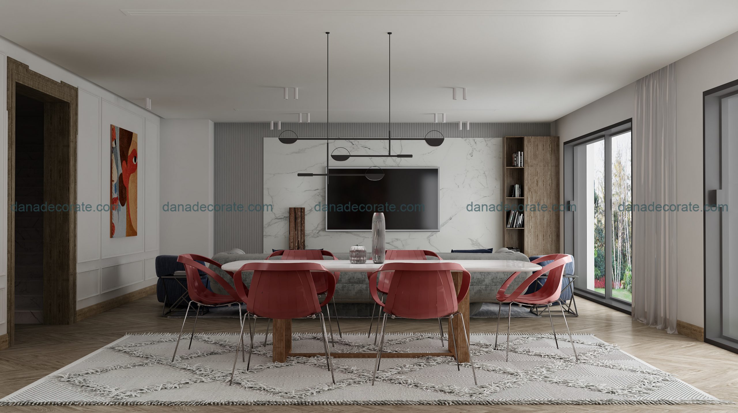 Thiết kế thi công trọn gói căn hộ cao cấp phong cách hiện đại sang trọng