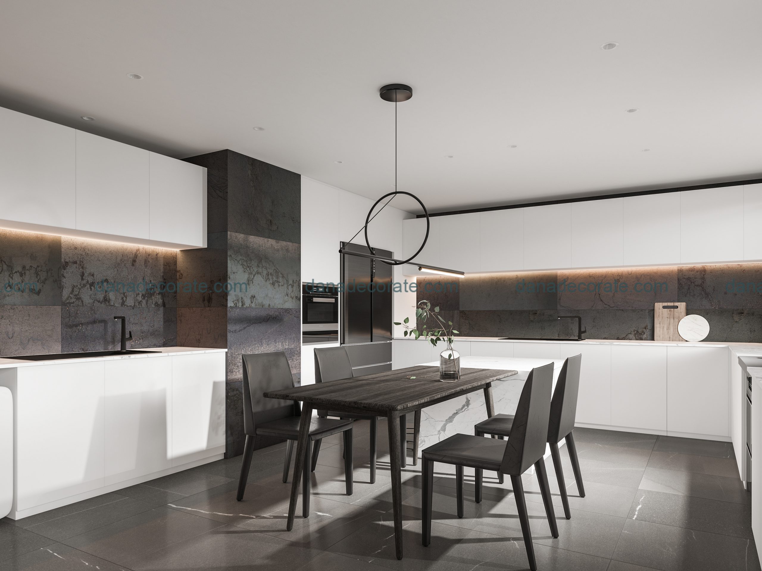 Thiết kế thi công trọn gói căn hộ cao cấp phong cách hiện đại sang trọng