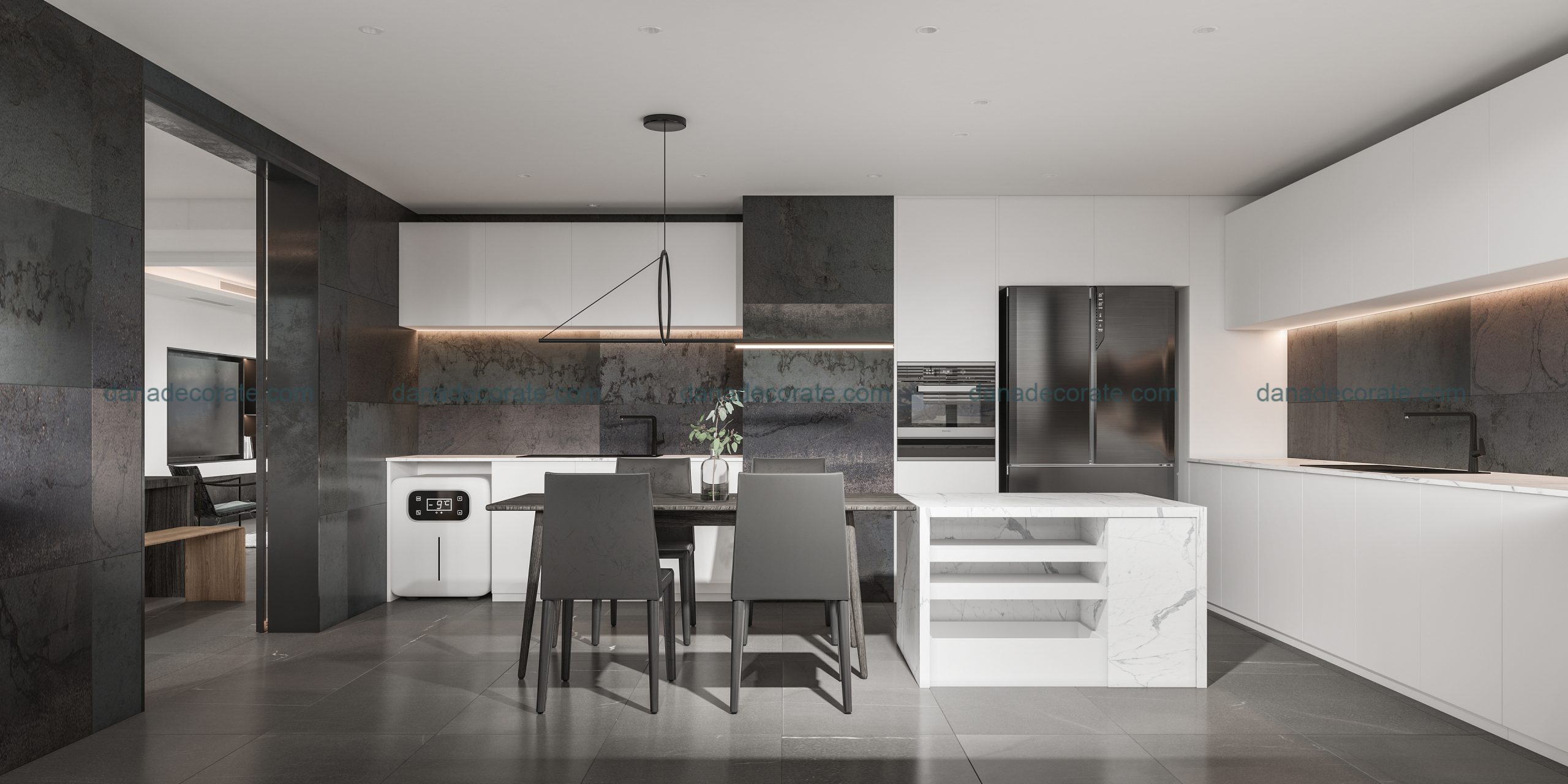 Thiết kế thi công trọn gói căn hộ cao cấp phong cách hiện đại sang trọng