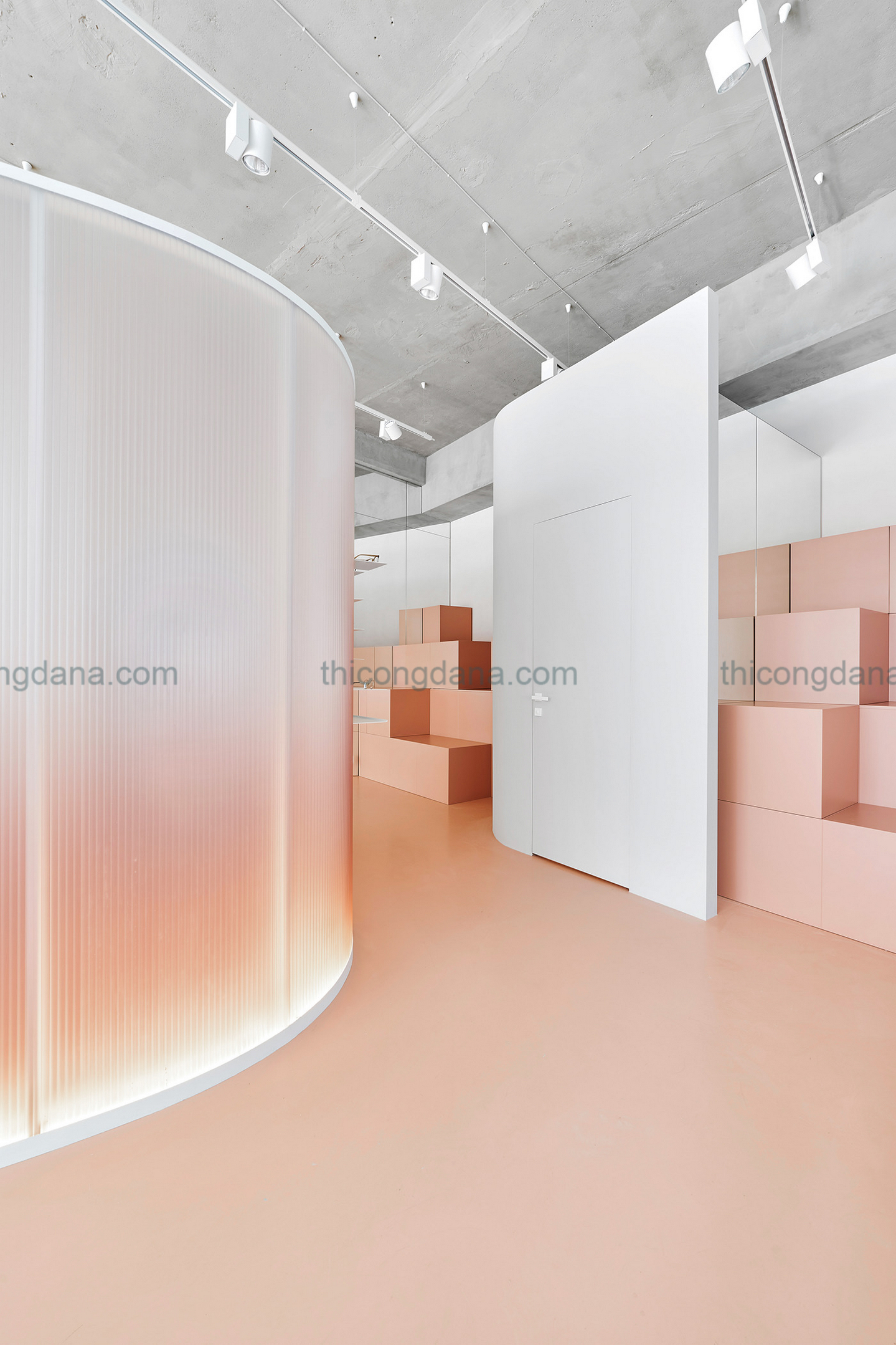 Thiết kế thi công trọn gói cửa hàng mắt kính thời trang phong cách hiện đại sang trọng tại Đà Nẵng