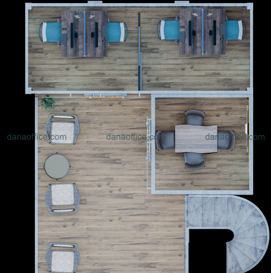 Mẫu thiết kế văn phòng container đẹp