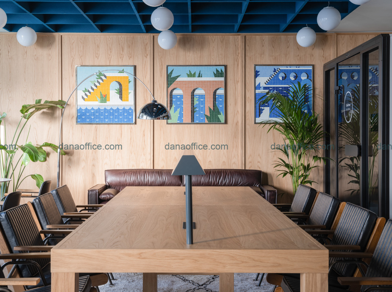 Bố trí thiết kế nội thất phòng họp đẹp